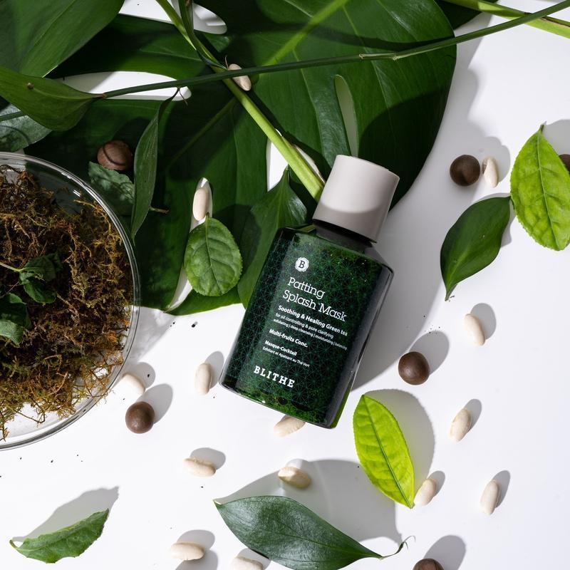 Blithe Patting Splash Mask Soothing & Healing Green Tea 150ml product detail image 3