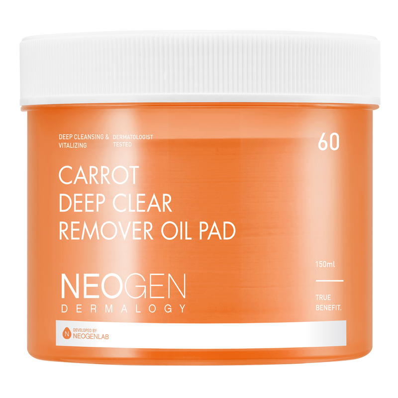 Neogen Carrot Deep Clear Oil Pads 150ml (60 Pads) — Neogen official product image