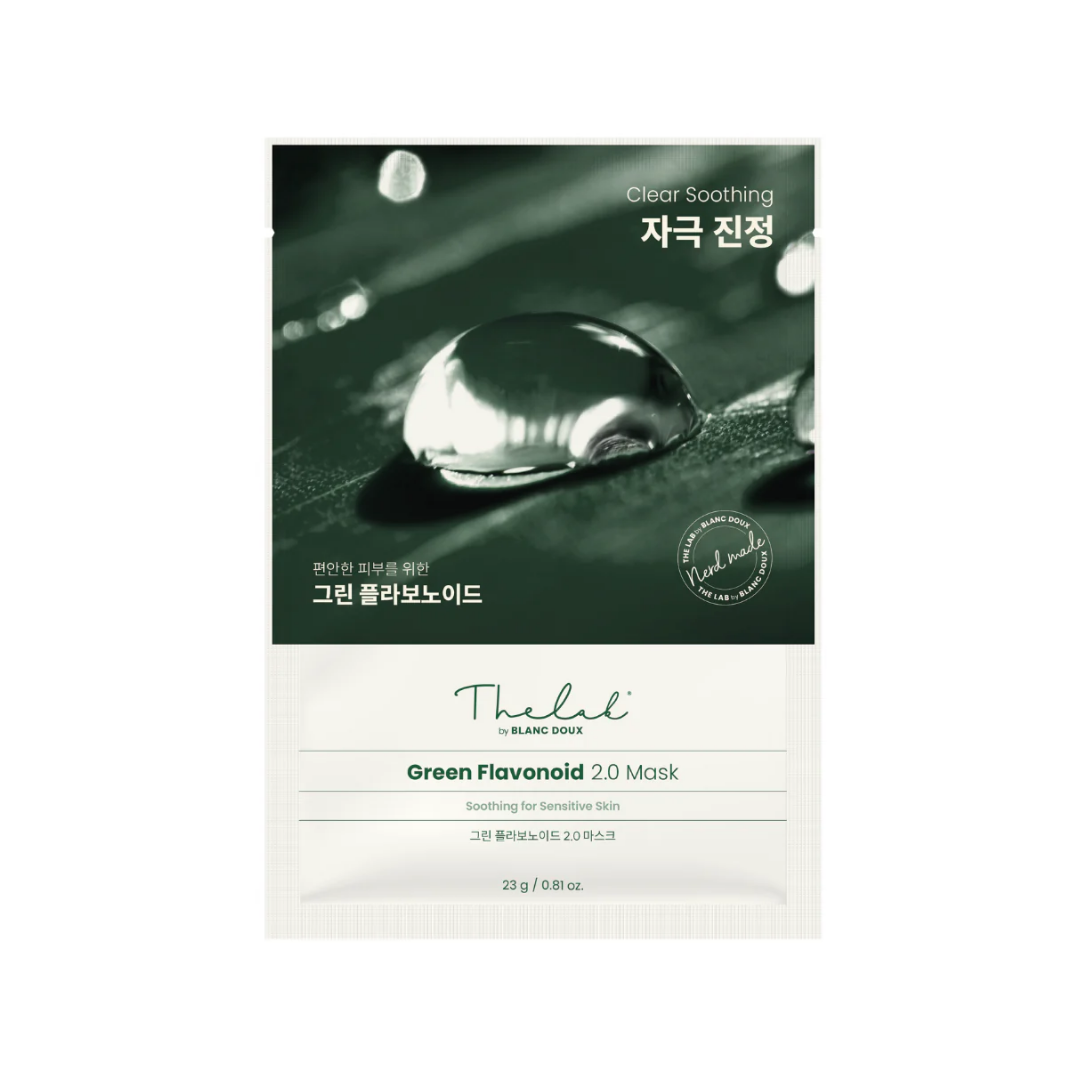 THE LAB by blanc doux Green Flavonoid 2.0 Mask 1EA 23g — official product image 1