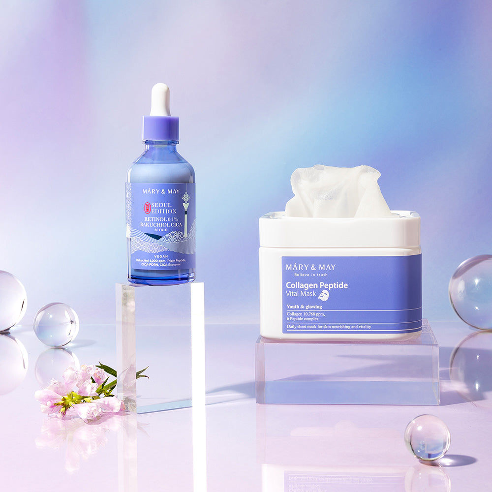 Mary&May Retinol 0.1% Bakuchiol Cica Serum 80ml - Rentinol Serum product image 7