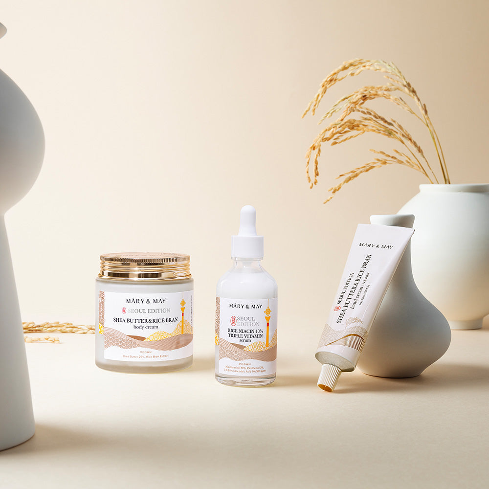 Mary&May Seoul Edition SHEA BUTTER & RICE BRAN Hand Cream 50ml product image 6