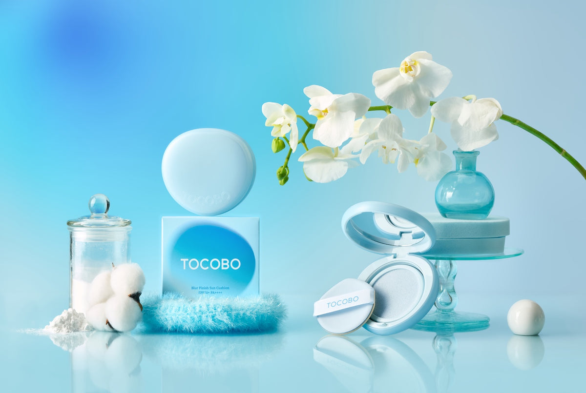 TOCOBO Blur Finish Sun Cushion 01 COTTON BLUE 13g - product image 4