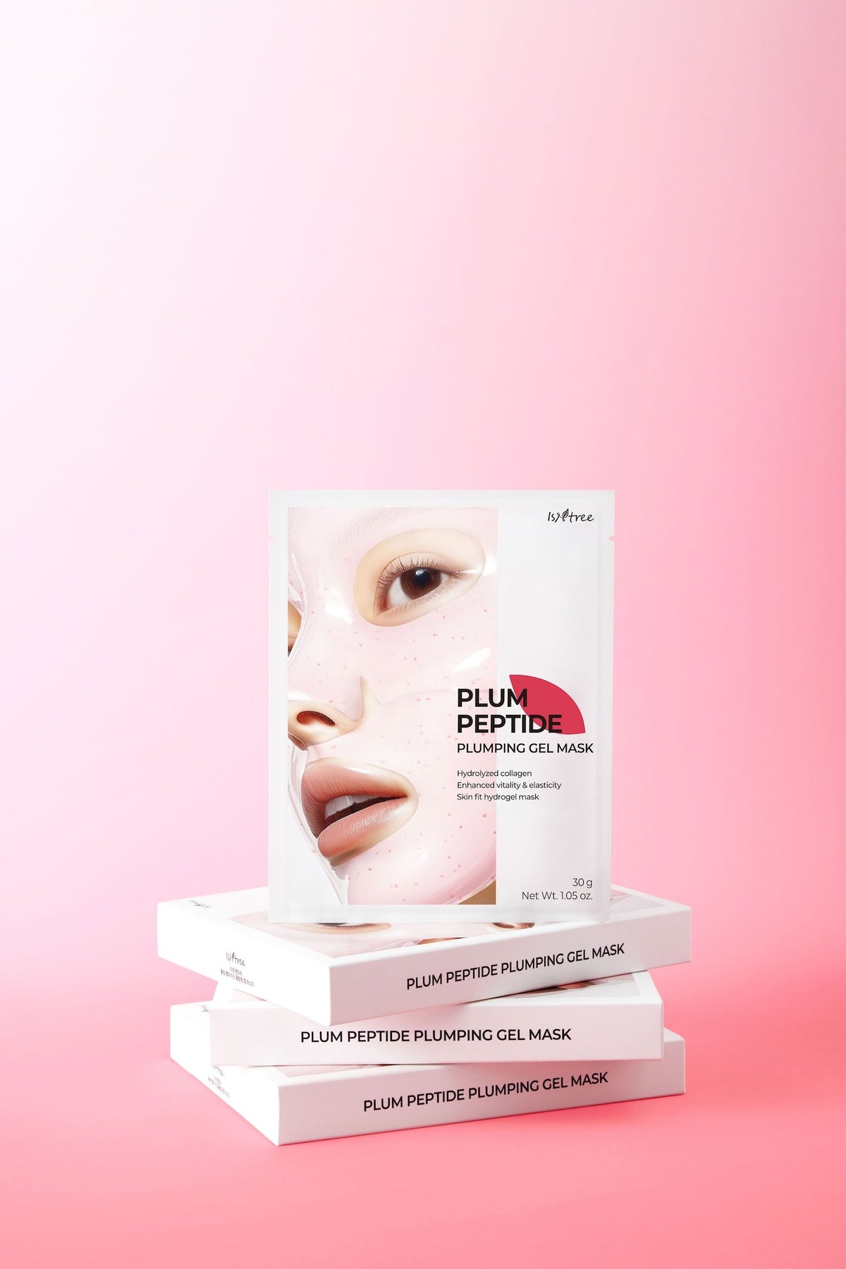 Isntree Plum Peptide Plumping Gel Mask 30g*4ea — Skin Care Masks & Peels product image 329
