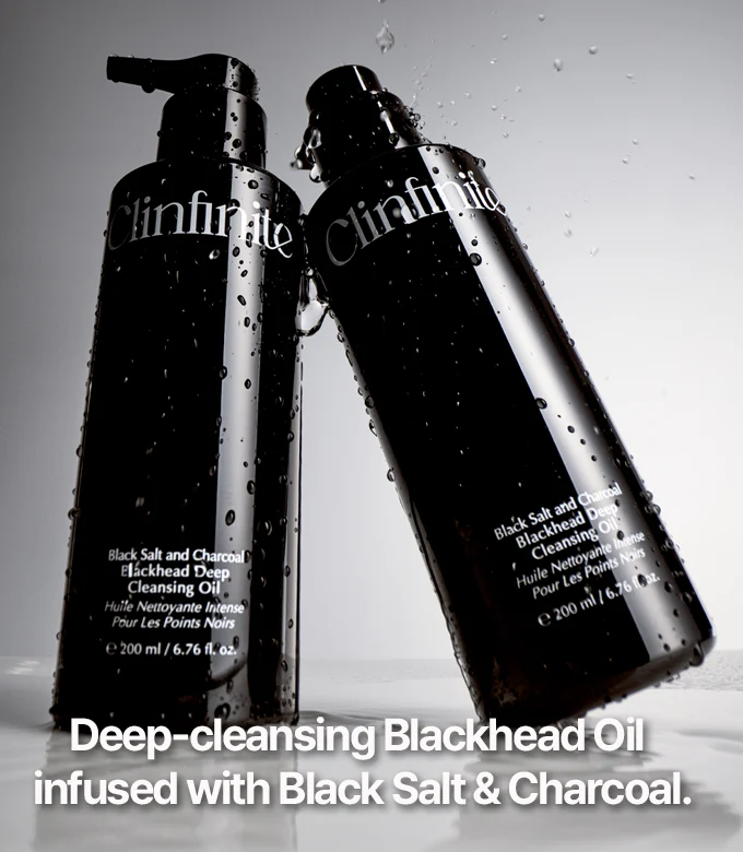 Clinfinite Black Salt & Charcoal Blackhead Deep Cleansing Oil 200ml product image 4