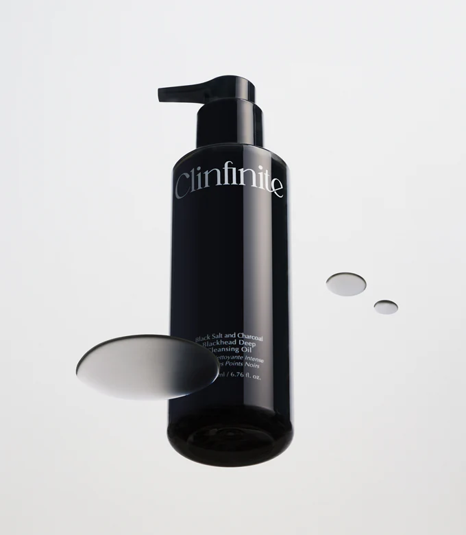 Clinfinite Black Salt & Charcoal Blackhead Deep Cleansing Oil 200ml product image 5