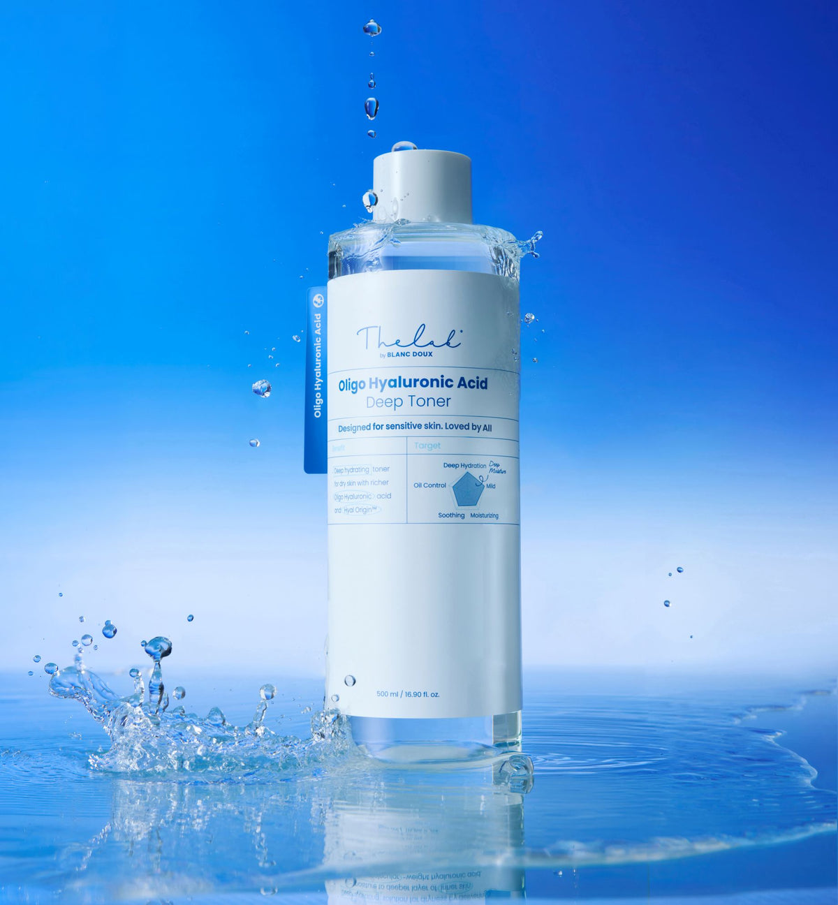 THE LAB by blanc doux Oligo Hyaluronic Acid Deep Toner 500ml — official product image 1