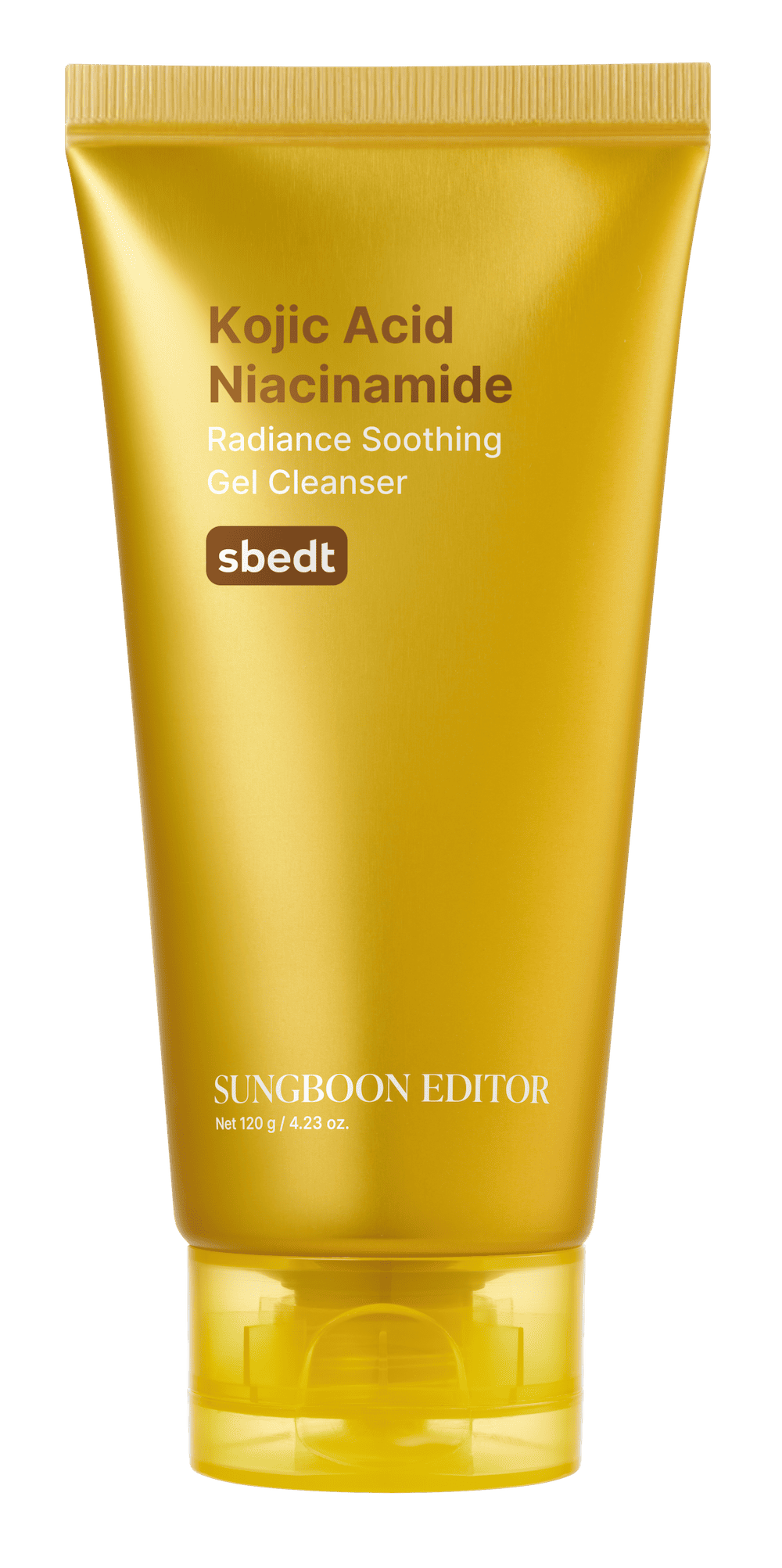 SUNGBOON EDITOR Kojic Acid Niacinamide Radiance Soothing Gel Cleanser 120g — official product image 3