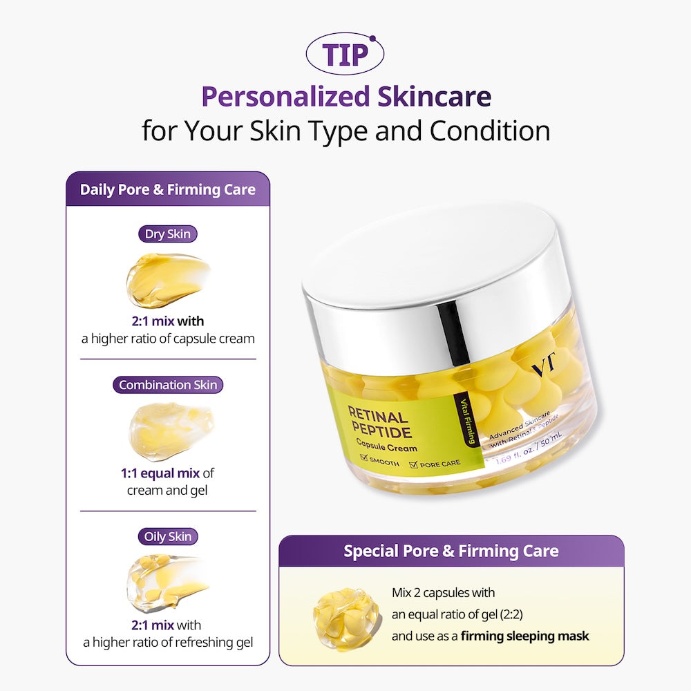 VT Cosmetics Retinal Peptide Hyaluronic Capsule Cream 50ml - official product image 13