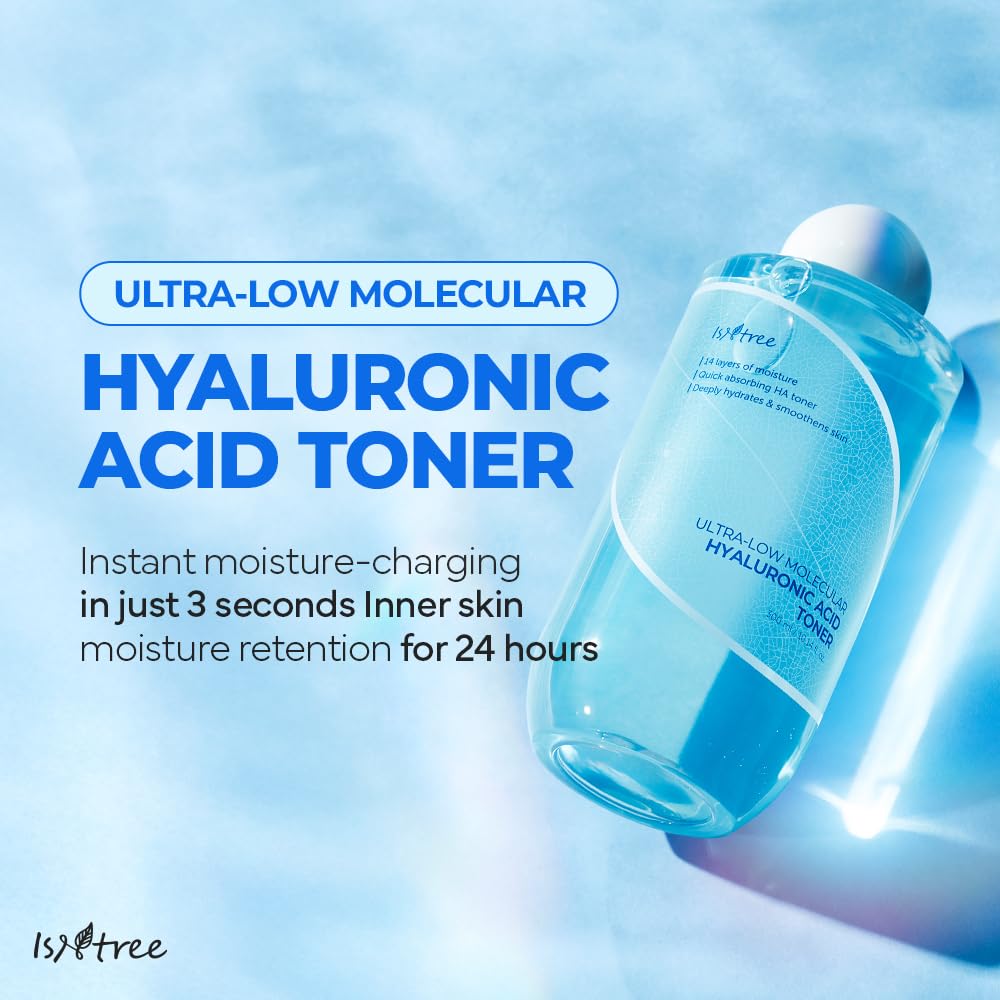 Isntree Ultra-Low Molecular Hyaluronic Acid Toner 300ml — Toners & Astringents product image 203