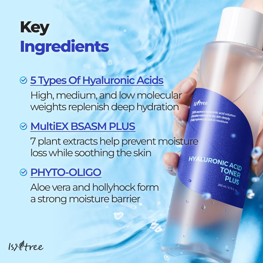 Isntree Hyaluronic Acid Toner Plus 200ml — Toners & Astringents product image 82