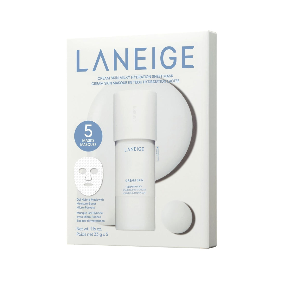 Laneige Cream Skin Milky Hydration Sheet Mask 33g*6ea product image 6