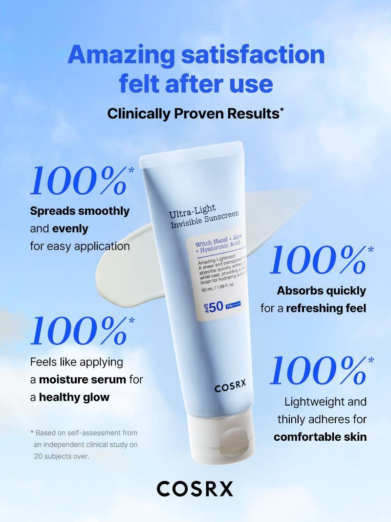 COSRX Ultra Light Invisible Sunscreen SPF50 PA++++ 50ml — product detail image 7