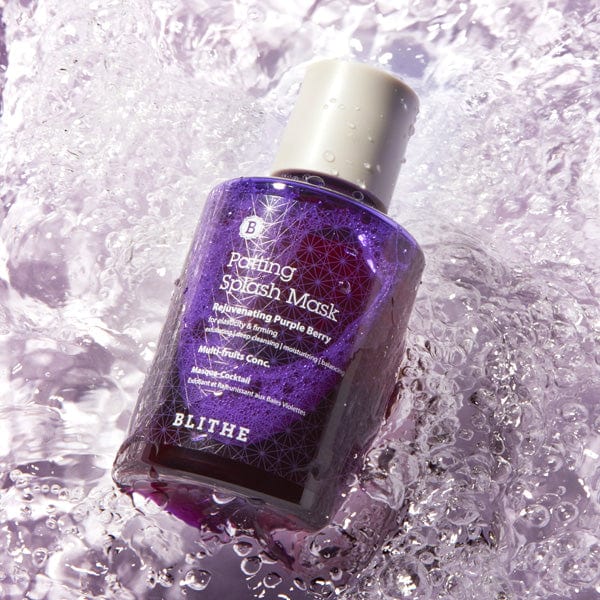 Blithe Patting Splash Mask Rejuvenating Purple Berry mask detail