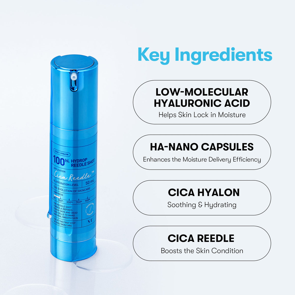 VT Cosmetics Hydrop Reedle Shot 100hl - official product image 6
