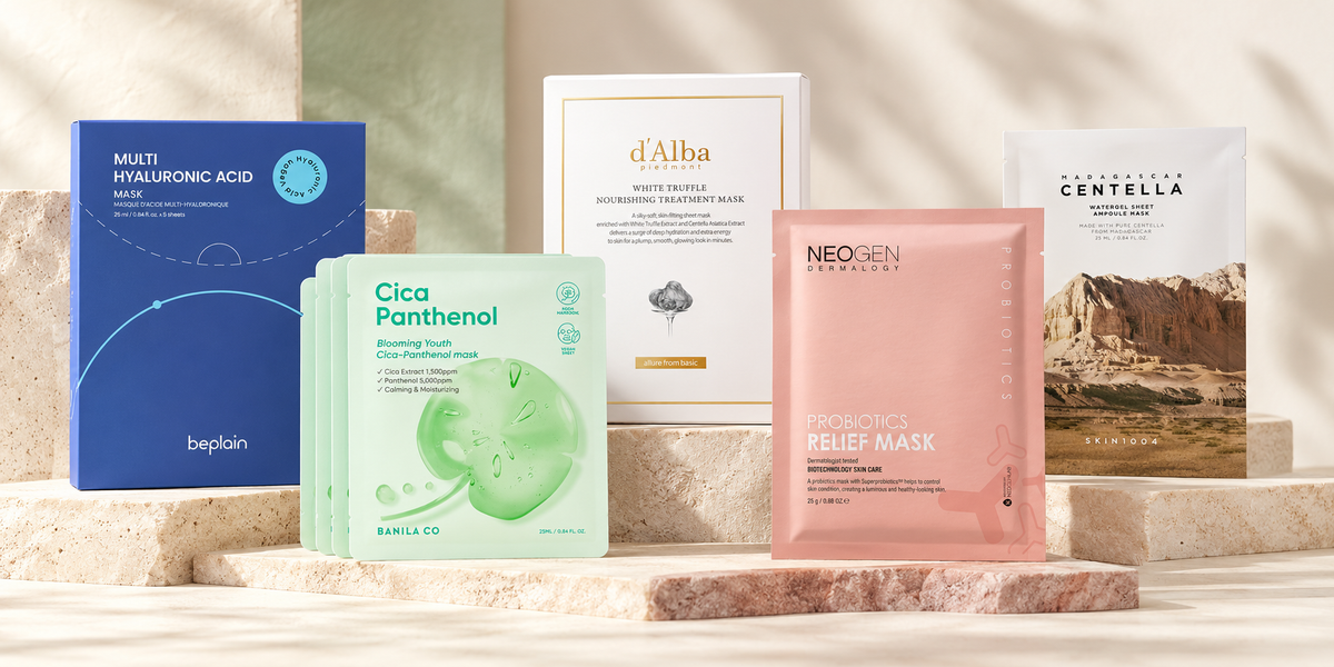 Meilleurs masques en tissu coréens pour hydrater, apaiser et illuminer la peau en Europe : 6 produits comparés
