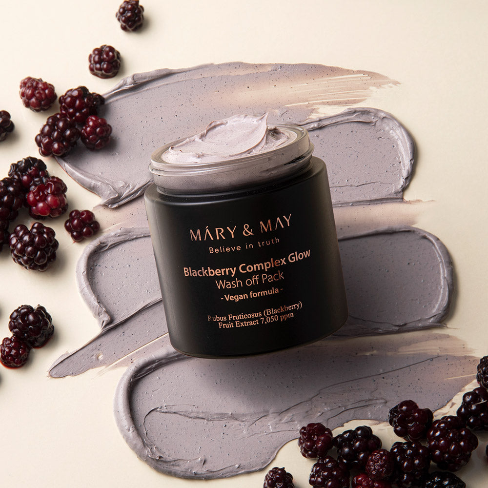 Mary&amp;May Blackberry Complex Glow Wash off Pack 125g product image 4