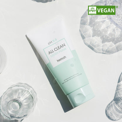 Heimish All Clean Green Foam 150g low-pH cleanser — official product image 2