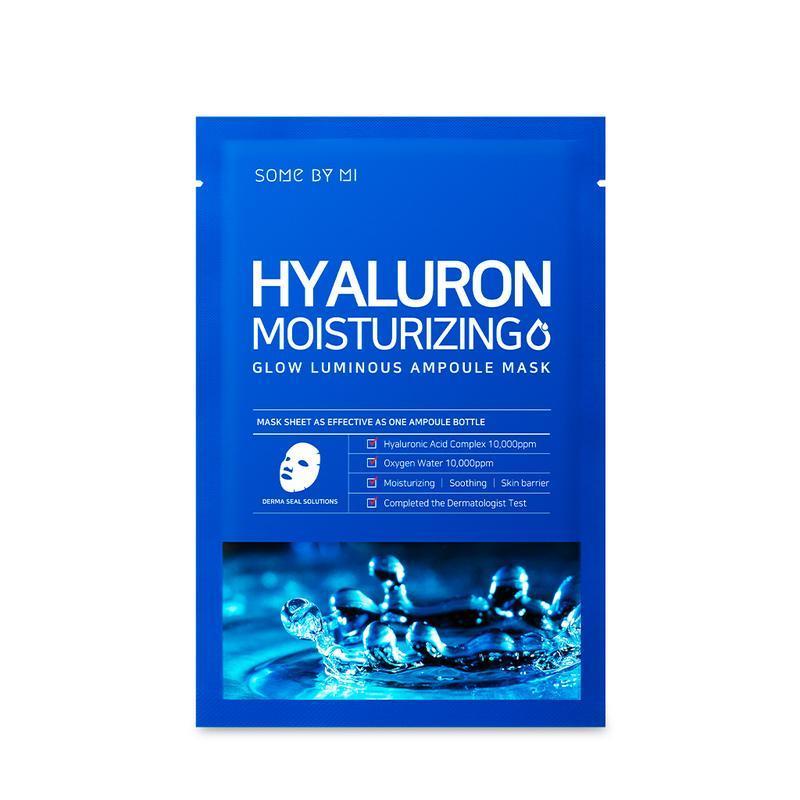 SOME BY MI Hyaluron Moisturizing Glow Luminous Ampoule Mask x 10 — official product image 2