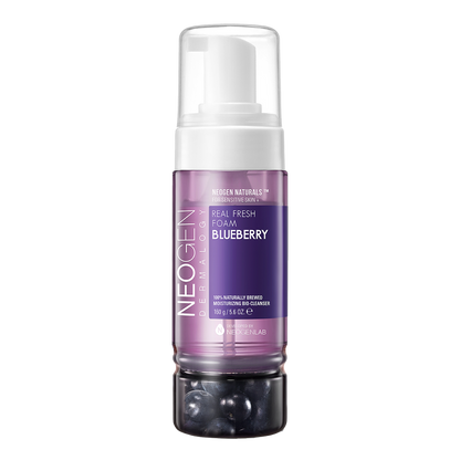 Neogen Real Fresh Foam Cleanser Blueberry 160g — Neogen official product image