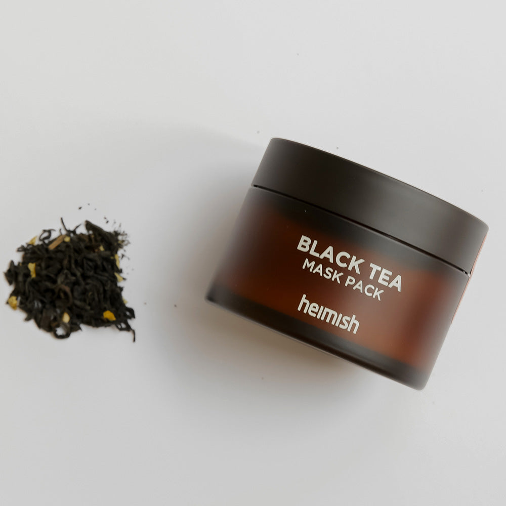 Heimish Black Tea Mask Pack 110ml wash-off mask — official product image 5
