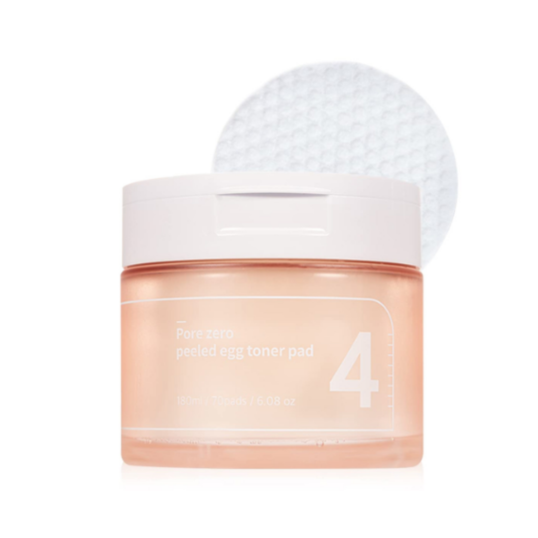 Numbuzin No. 4 Pore Zero Peeled Egg Toner Pads 70 ct, 180ml — official product image 1