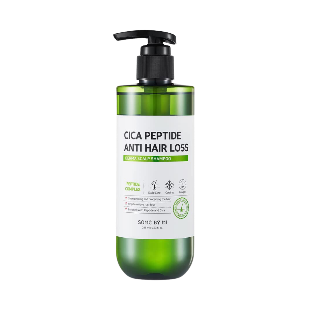 SOME BY MI Cica Peptide Anti Hair Loss Derma Scalp Shampoo 285ml — official product image 1
