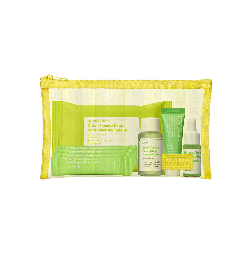 SUNGBOON EDITOR Green Tomato Travel Kit 150g — official product image 1