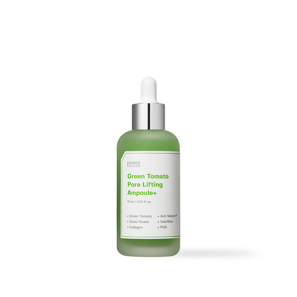 SUNGBOON EDITOR Green Tomato Pore Lifting Ampoule 75ml — official product image 1