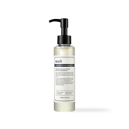Dear Klairs Gentle Black Fresh Cleansing Oil 150ml — product photo