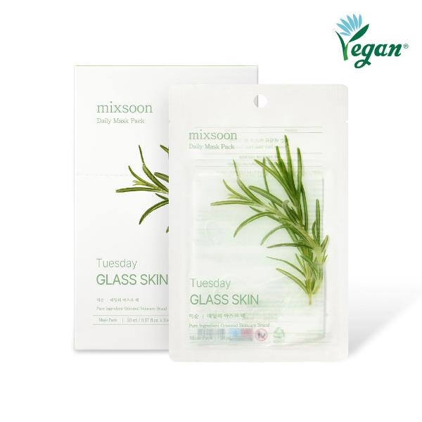 Mixsoon Daily Mask Pack — Tuesday Glass Skin 20ml × 10 product image 1