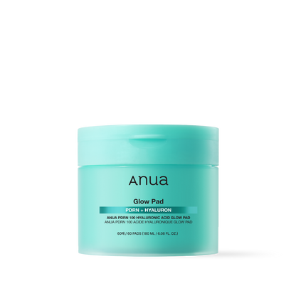 anua PDRN 100 Hyaluronic Acid Glow Pad 180ml 60ea
