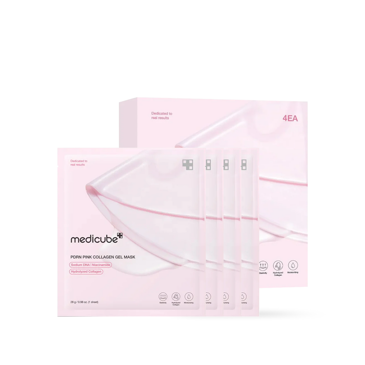 Medicube PDRN Pink Collagen Gel Mask 4EA product image