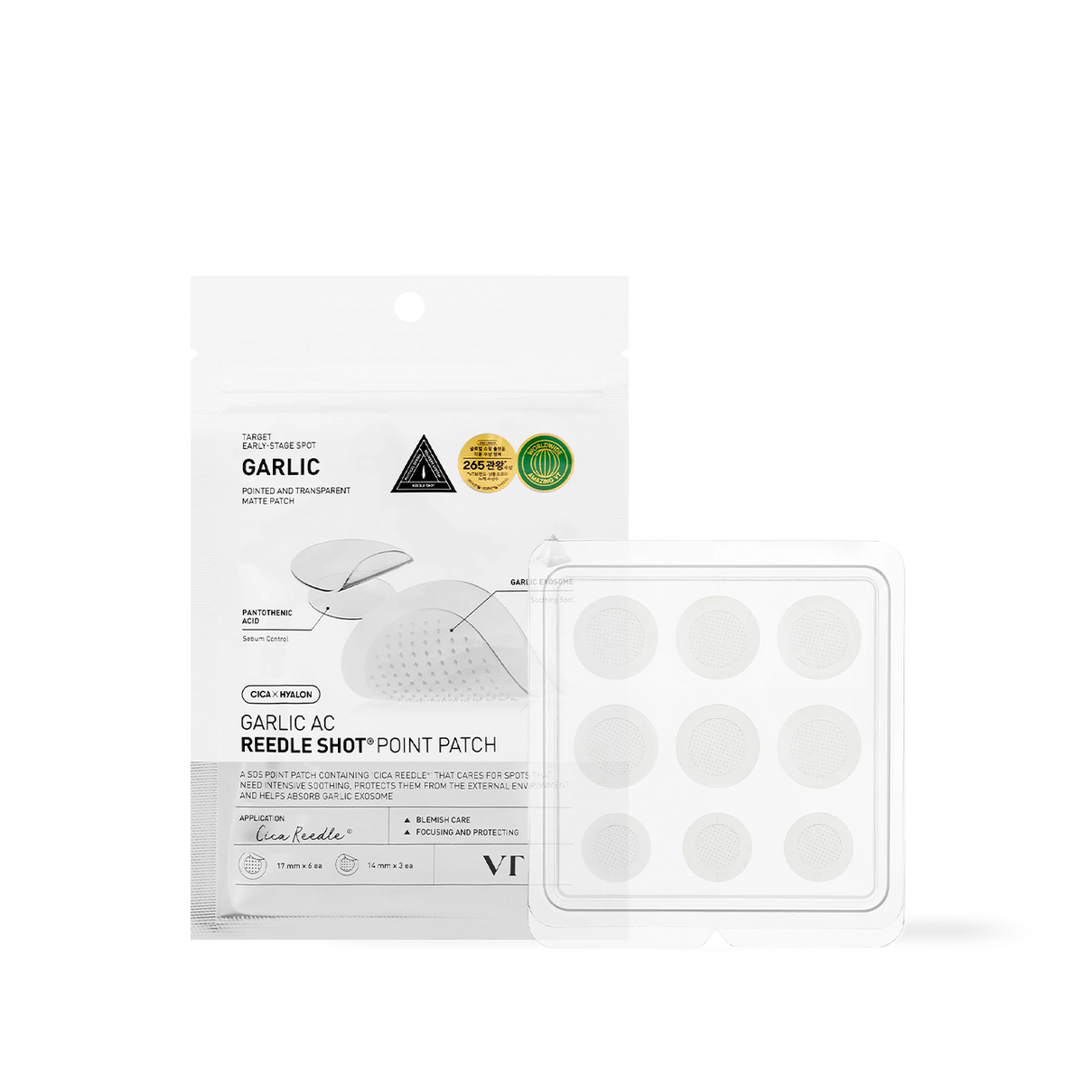 VT Cosmetics Garlic AC Reedle Shot Point Patch - main product image