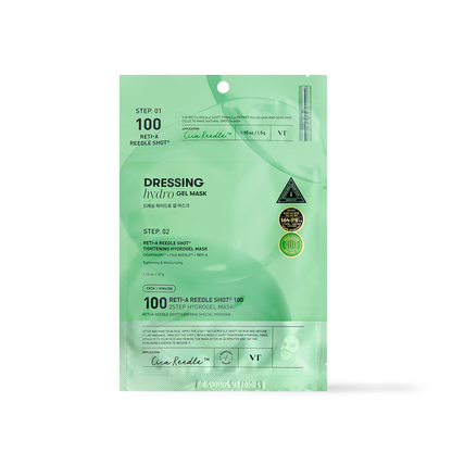 VT Cosmetics RETI-A Reedle Shot 100 2STEP Hydrogel Mask - main product image
