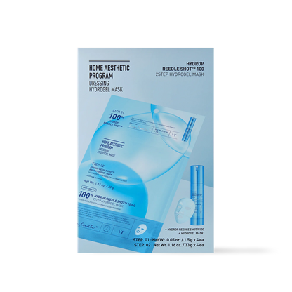 VT Cosmetics HYDROP Reedle Shot 100hl 2STEP Hydrogel Mask - official product image 2