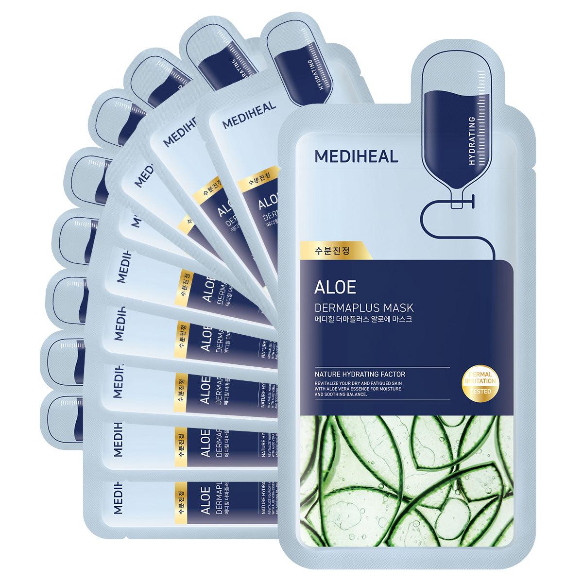 Mediheal Derma Plus Aloe Mask 10ea product image 2