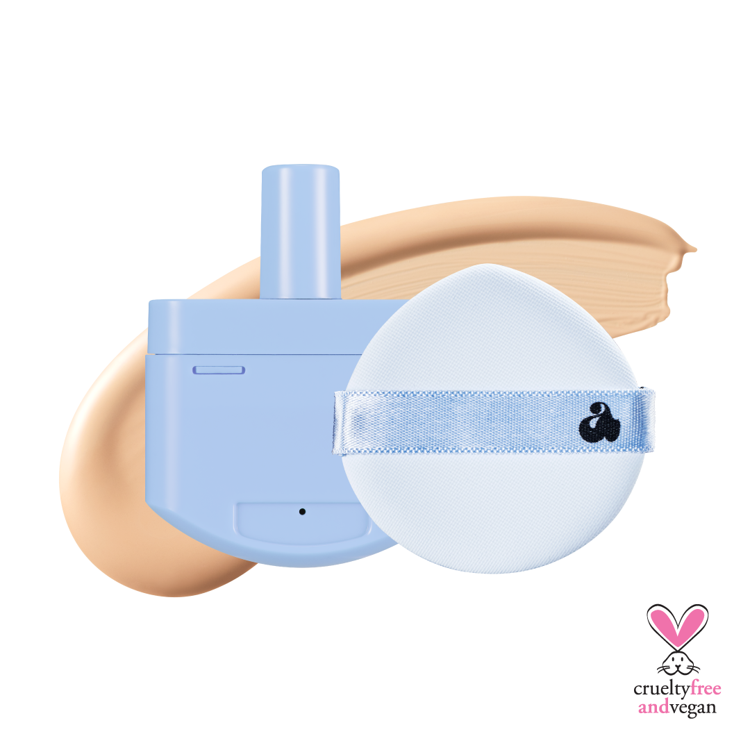 UNLEASHIA Babe Skin Baby Blue Cushion Re-Feel 21N Fluffy 15g - official product image 3