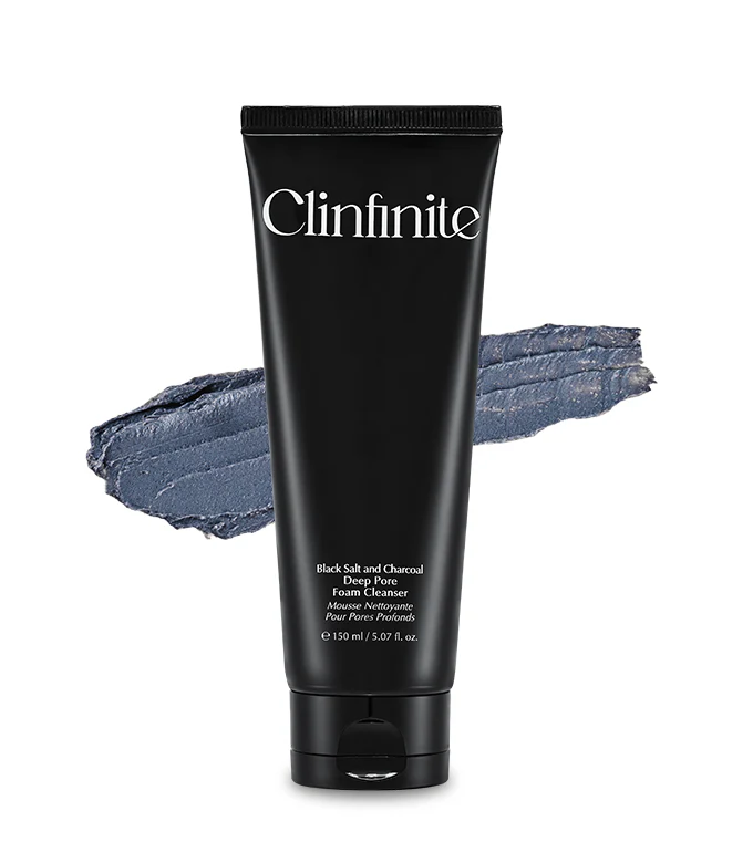 Clinfinite Black Salt &amp; Charcoal Deep Pore Foam Cleanser 150ml product image 2
