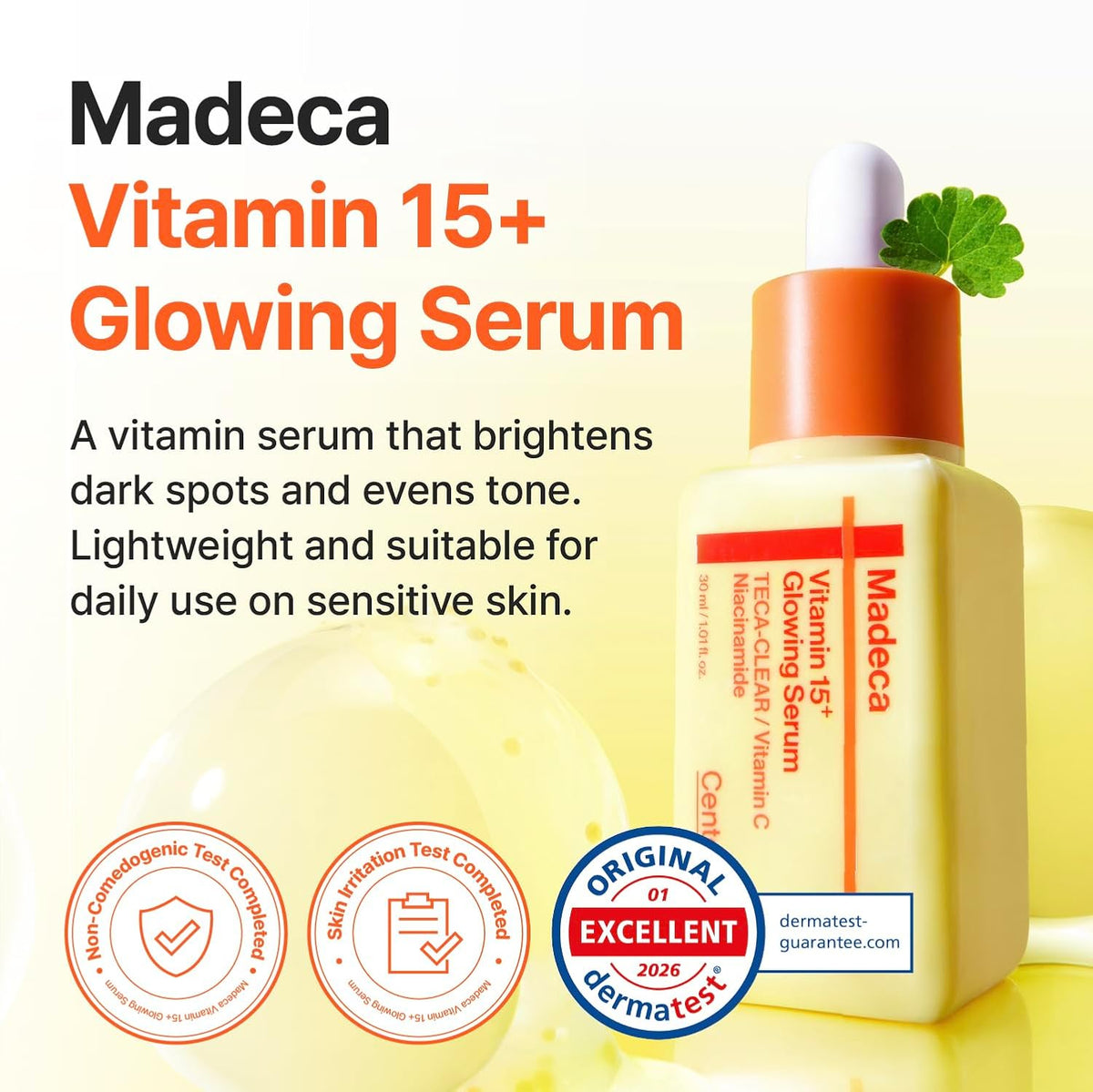 Centellian24 Madeca Vitamin 15+ Glowing Serum 30ml — product detail image 3