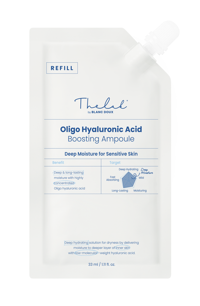 THE LAB by blanc doux Oligo Hyaluronic Acid Boosting Ampoule 33ml REFILL — official product image 1