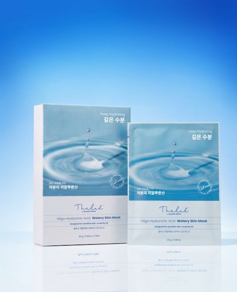 THE LAB by blanc doux Oligo Hyaluronic Acid Watery Skin Mask 10p — official product image 1