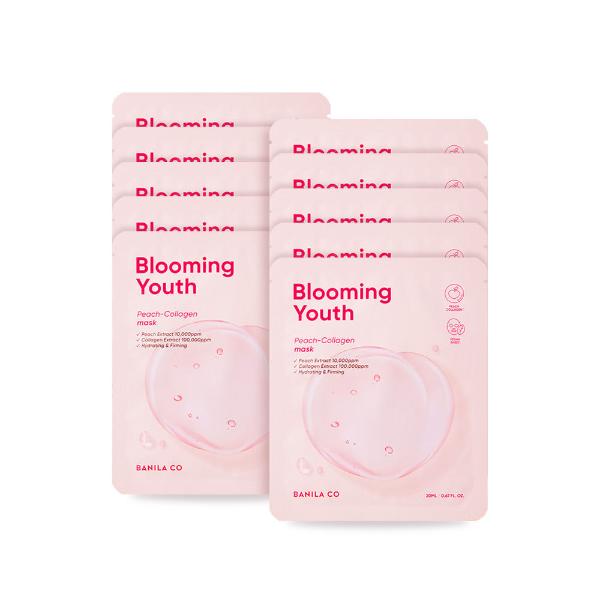 Banila Co Blooming Youth Peach Collagen Mask Sheet 10ea product image 1