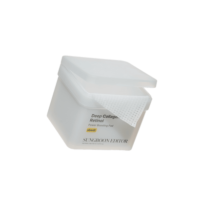 SUNGBOON EDITOR Deep Collagen Retinol Power Boosting Pad 150ml 100 pcs — official product image 2