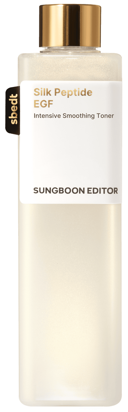 SUNGBOON EDITOR Silk Peptide EGF Intensive Smoothing Toner 300ml — official product image 3