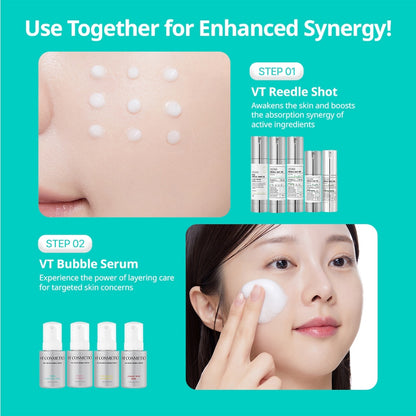 VT Cosmetics PDRN Hyaluronic Acid Micro Bubble Serum 70ml - official product image 8