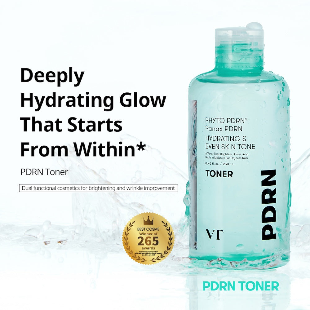 VT Cosmetics PDRN Toner 250ml - official product image 2