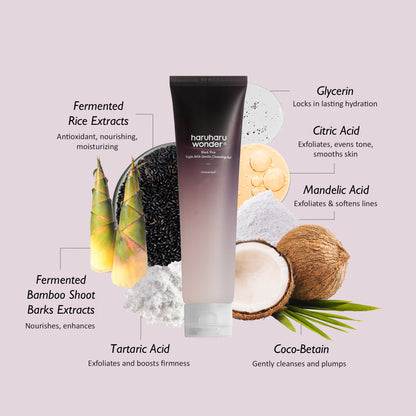 Haruharu Wonder Black Rice Triple AHA Cleansing Gel 100ml — product image 5
