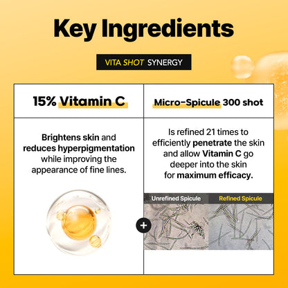 CellFusionC Toning C Vita Shot Ampoule 20g — product detail image 4