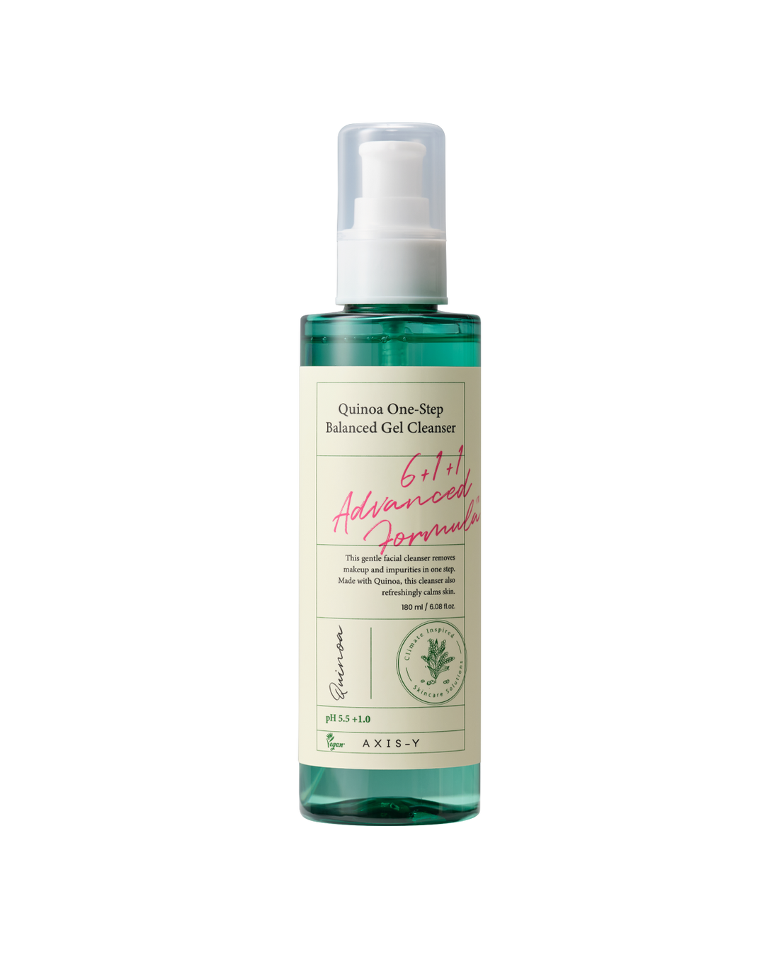 AXIS-Y Quinoa One Step Balanced Gel Cleanser 180ml product packaging