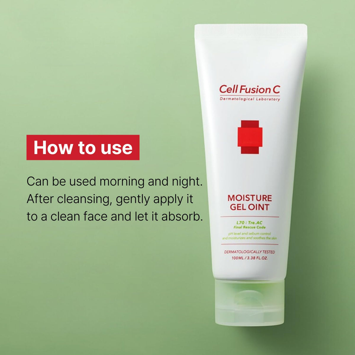 CellFusionC Moisture Gel Oint - 100ml — product detail image 6